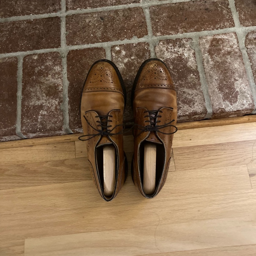 Allen Edmonds men’s shoes.  Fifth Avenue Cap-toe Oxford Dress Shoe